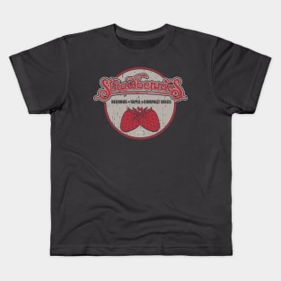 Strawberries Records And Tapes Kids T-Shirt